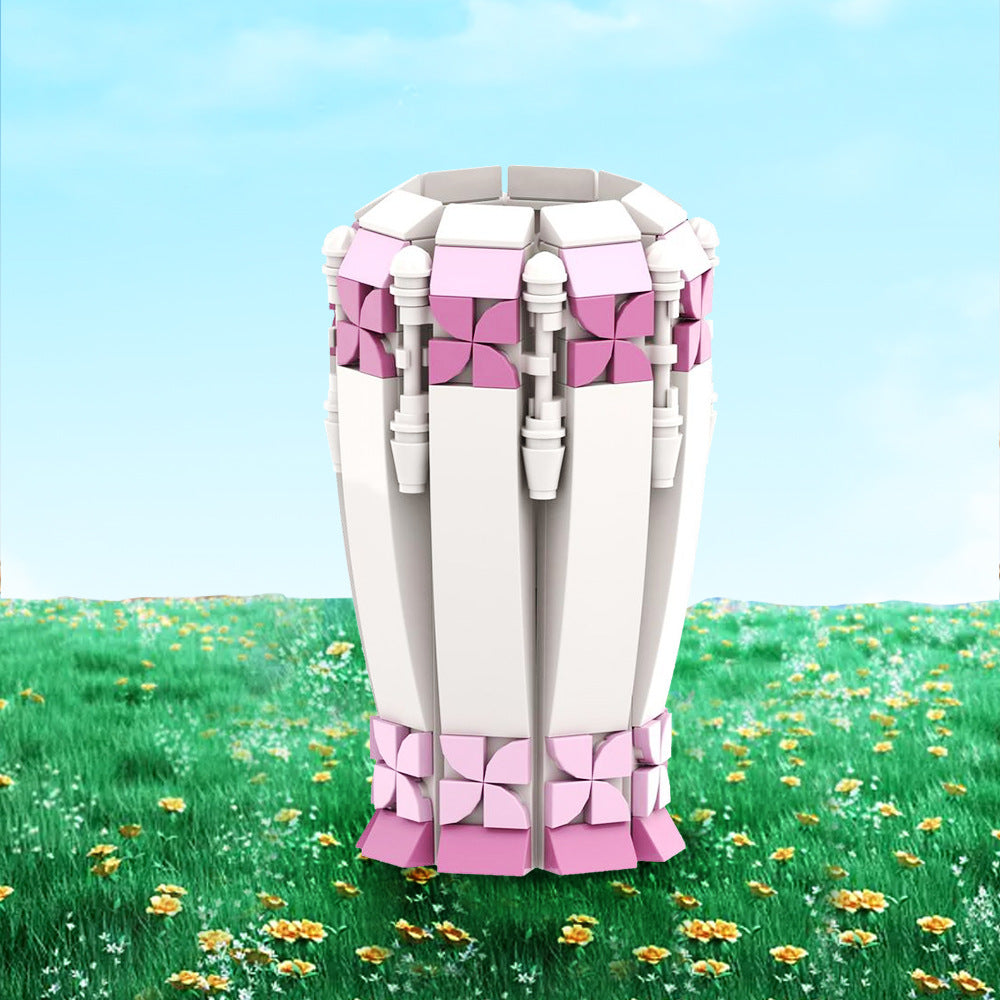 vase for sunflowers/roses/tulips building set | lego compatible - 2