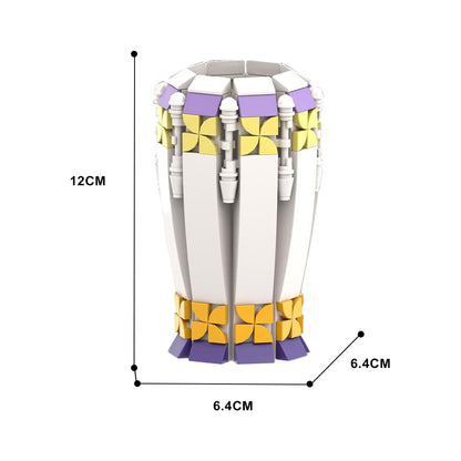 vase for sunflowers/roses/tulips building set | lego compatible - 8