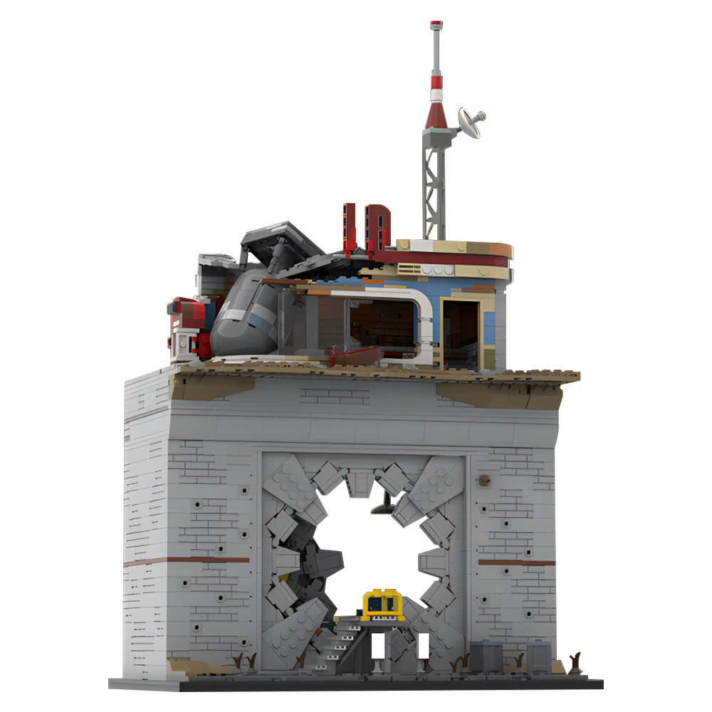 vault-tec vault door building set | fallout diorama | moc-201437 - 2