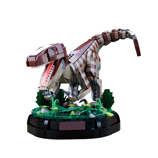 velociraptor statue building set | moc-175051 - 2