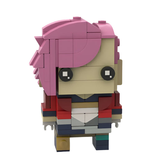 vi brickheadz building set | league of legends | lego-compatible moc - 5