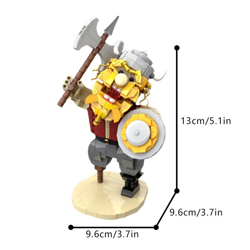 viking man building set | moc-198104 - 4