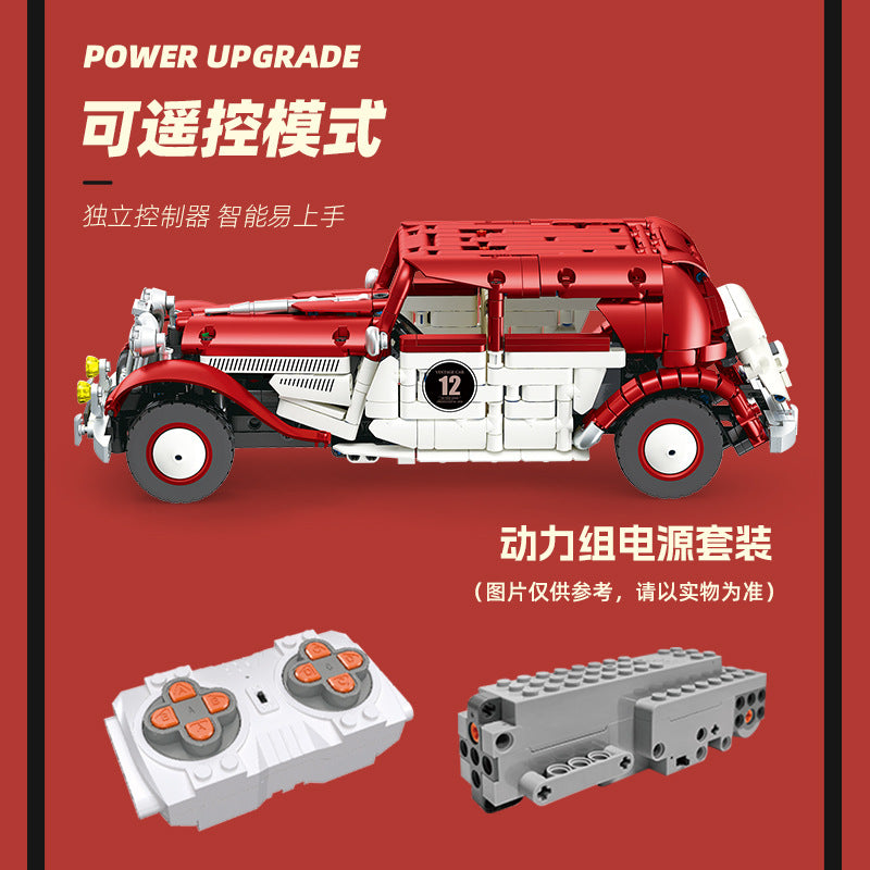 vintage car model oranment - 916 pcs | jiestar 9106 - 3