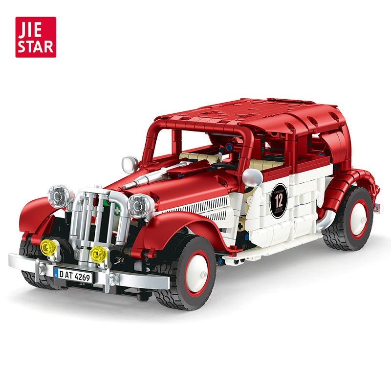 vintage car model oranment - 916 pcs | jiestar 9106 - 5