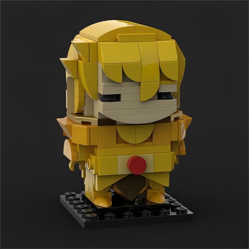 virgo shaka brickheadz building set | saint seiya | moc-94073 - 1