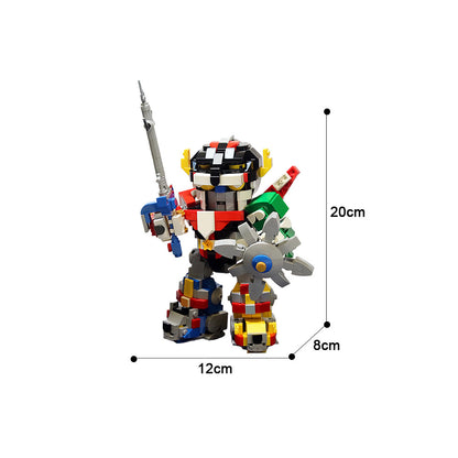 voltron building set | lego compatible - 4