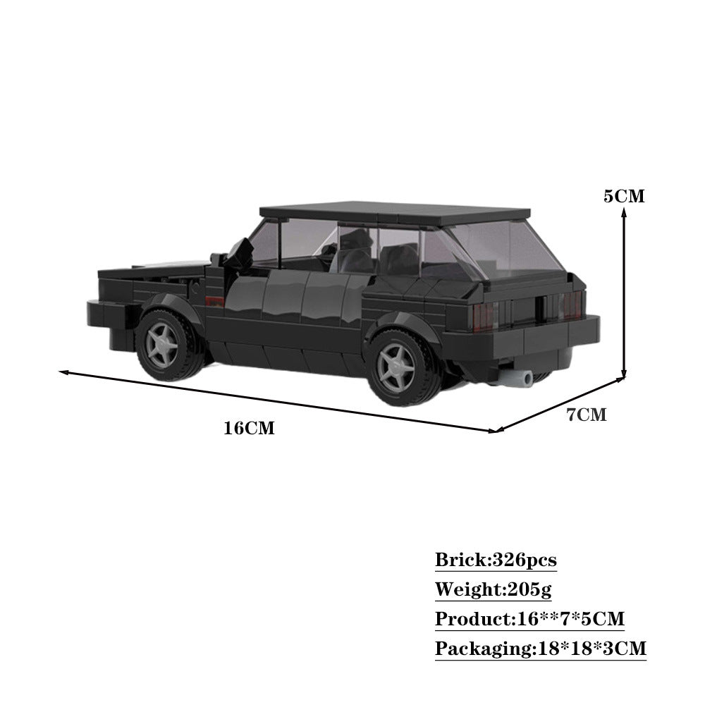 vw golf mk1 gti building set | moc-90211 - 4