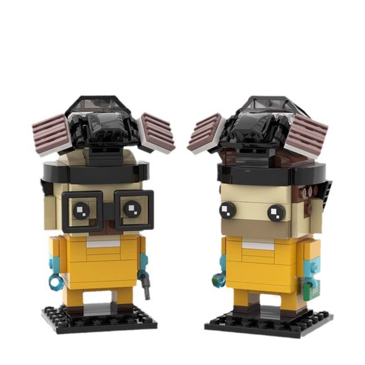 walter white & jesse pinkman brickheadz | breaking bad | moc-56081 - 1