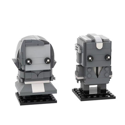 wanda maximoff + vision bundle brickheadz | wandavision | moc-65949 - 2