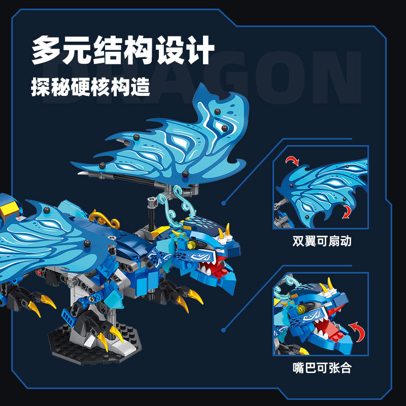 water dragon building set - 461 pcs | jiestar 9018 - 3