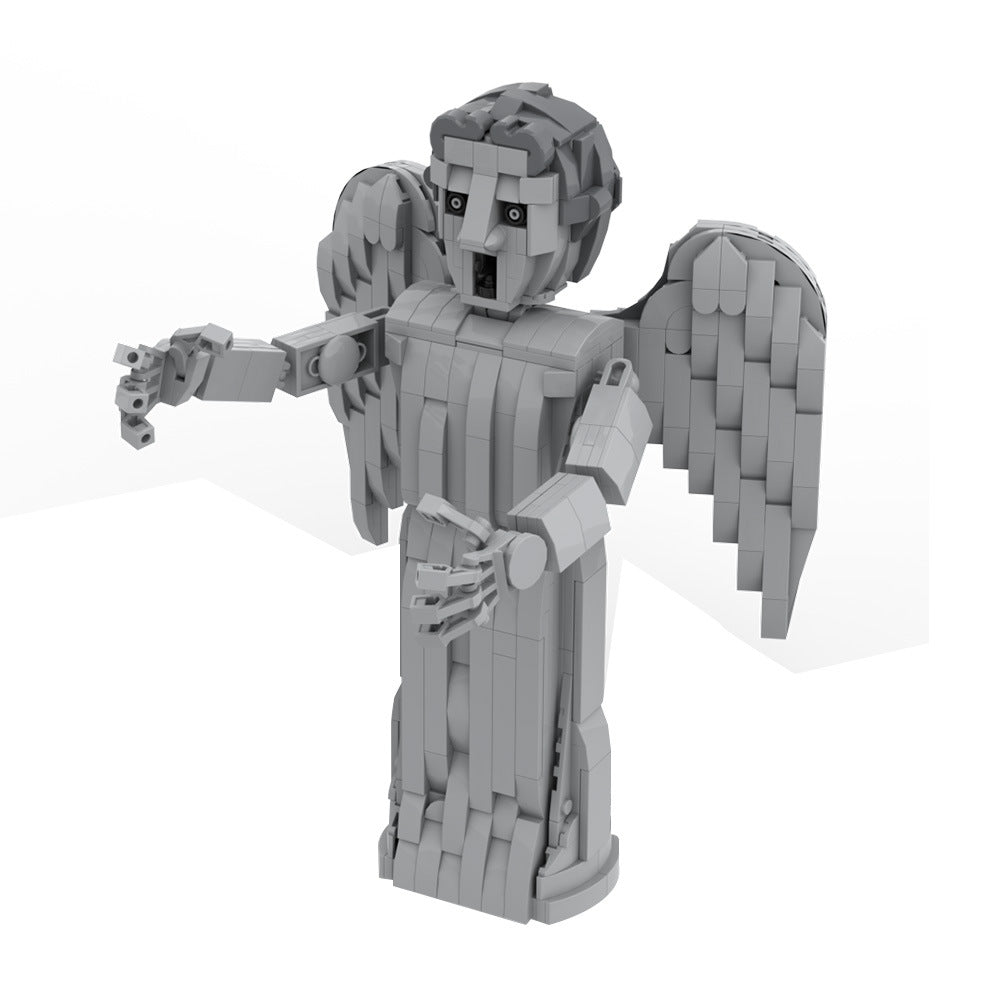 weeping angel building set | doctor who | lego compatible - 3