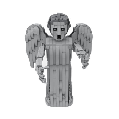 weeping angel building set | doctor who | lego compatible - 5