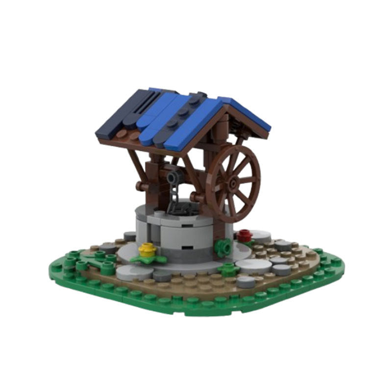 well building set | medieval village | moc-175048 - 3