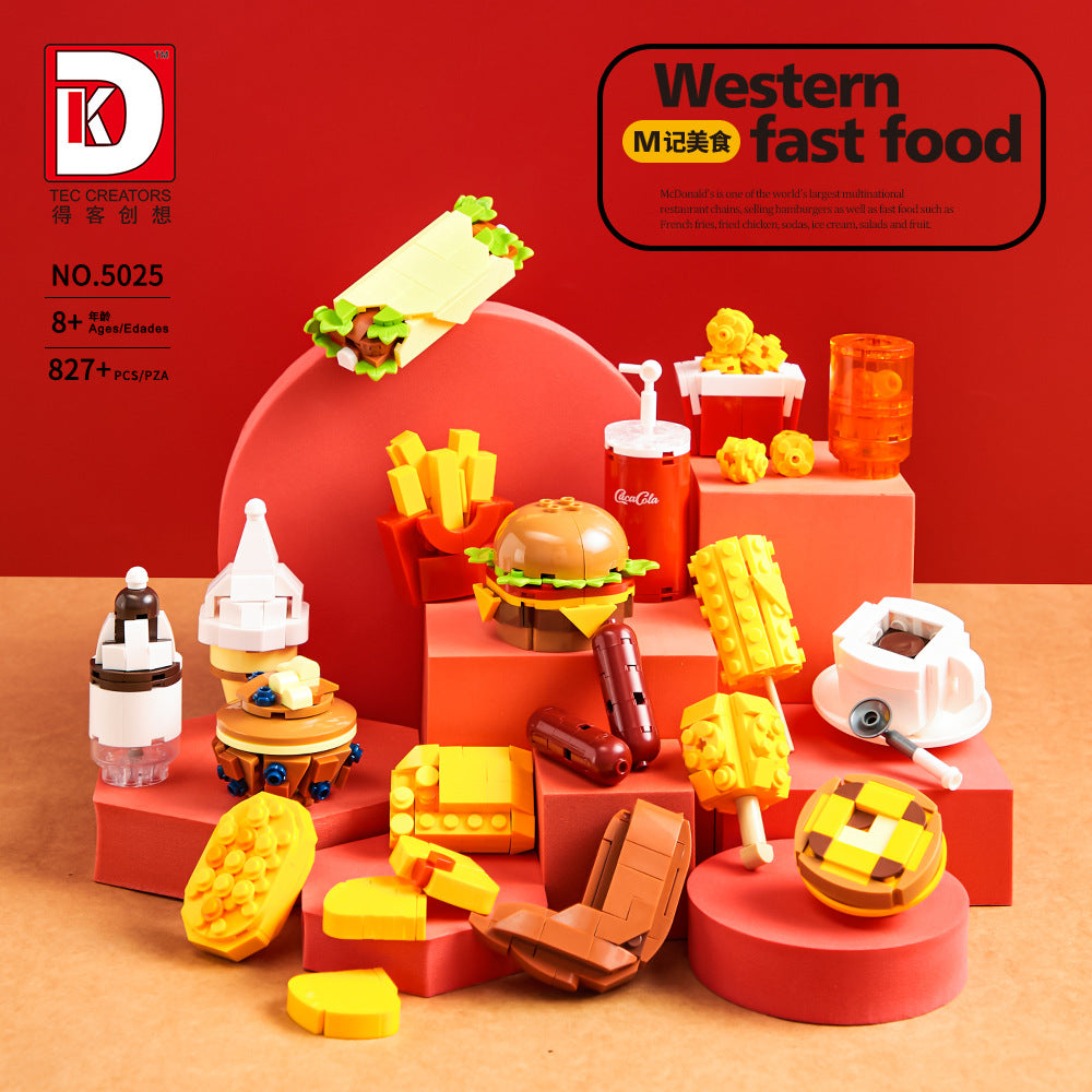 western fast food mcdonald's - 827 pcs | dk 5025 - 2