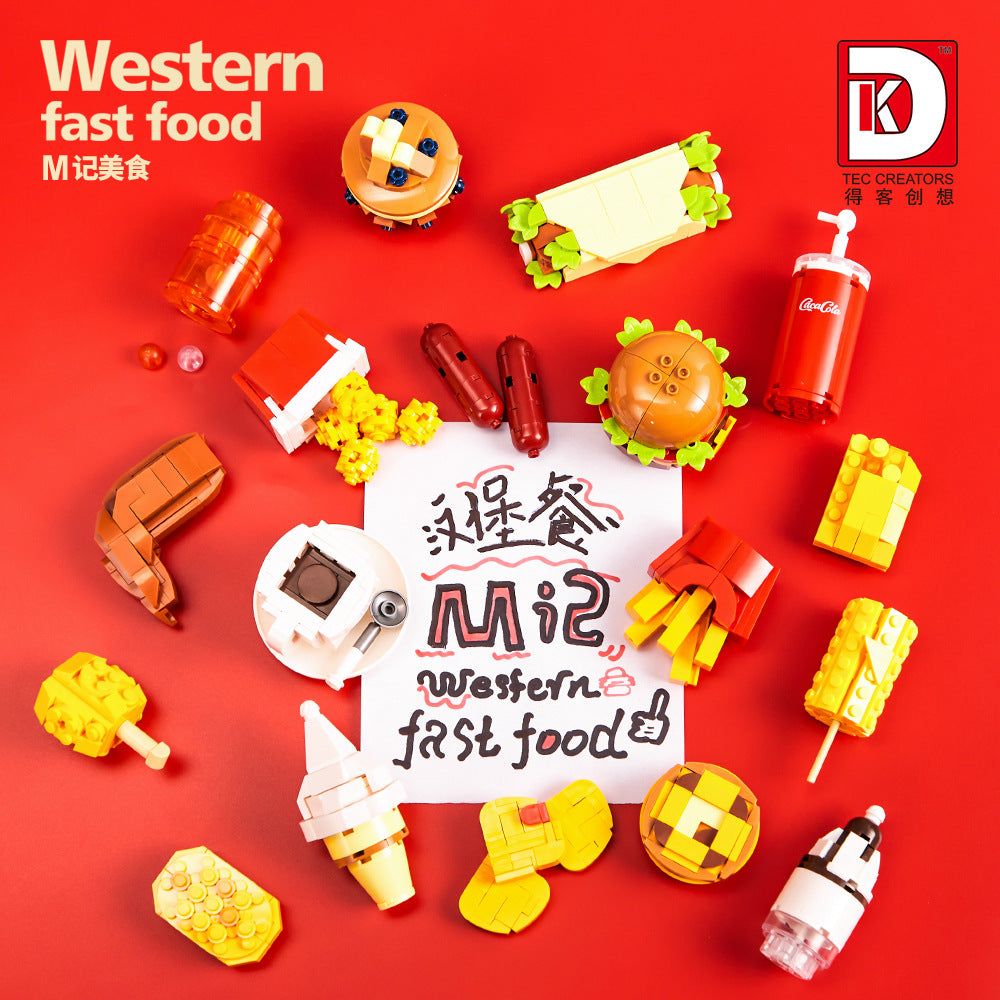 western fast food mcdonald's - 827 pcs | dk 5025 - 3