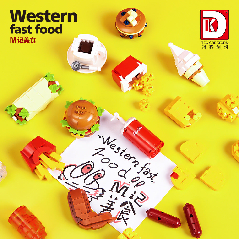 western fast food mcdonald's - 827 pcs | dk 5025 - 4