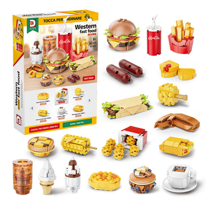 western fast food mcdonald's - 827 pcs | dk 5025 - 5