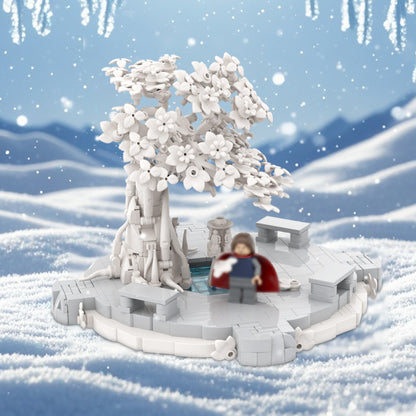 white city courtyard building set | lotr | moc-221927 - 1