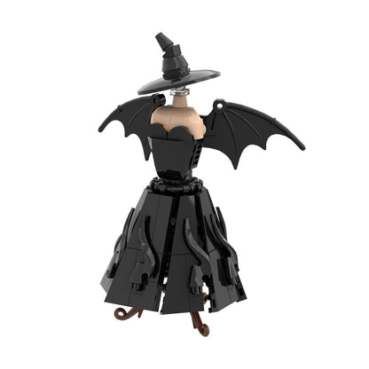 wicked witch dress building set | lego-compatible - 2