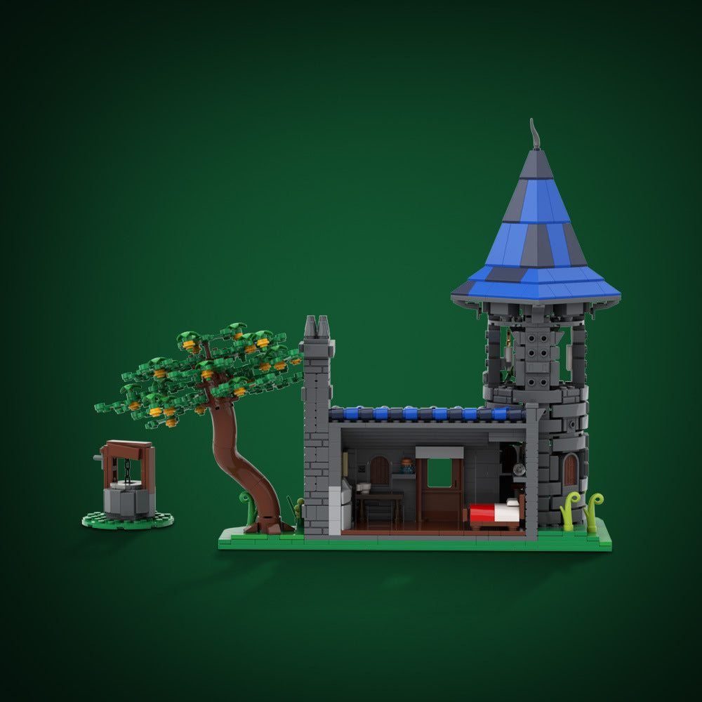 wizard's manor building set | lego compatible - 2