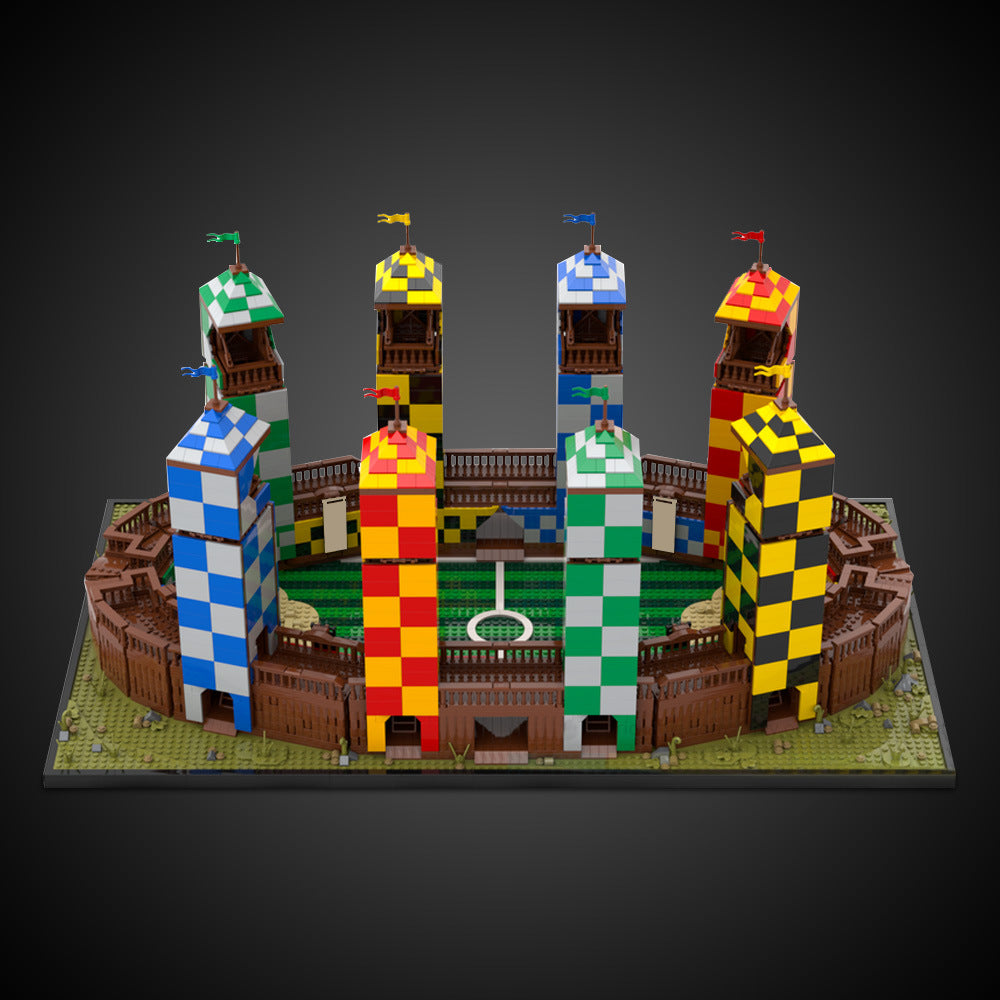 wizarding sport stadium building set | harry potter | moc-210158 - 1