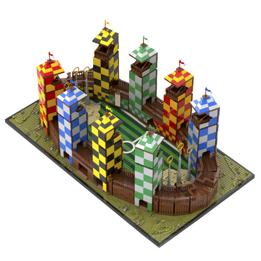 wizarding sport stadium building set | harry potter | moc-210158 - 2