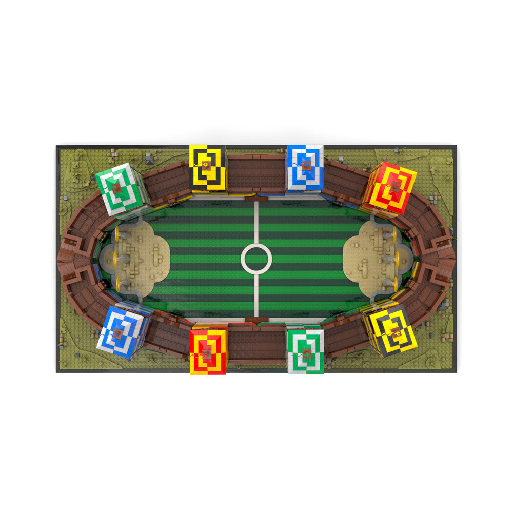 wizarding sport stadium building set | harry potter | moc-210158 - 3