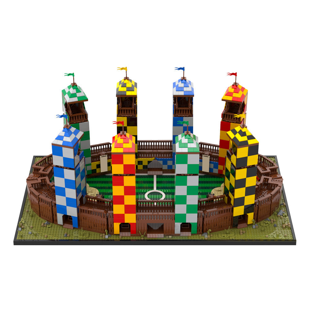 wizarding sport stadium building set | harry potter | moc-210158 - 5