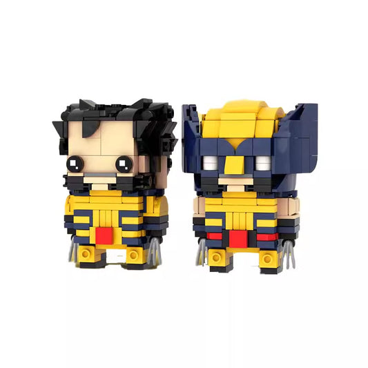 wolverine brickheadz lego moc | deadpool & wolverine | moc-158425 - 1