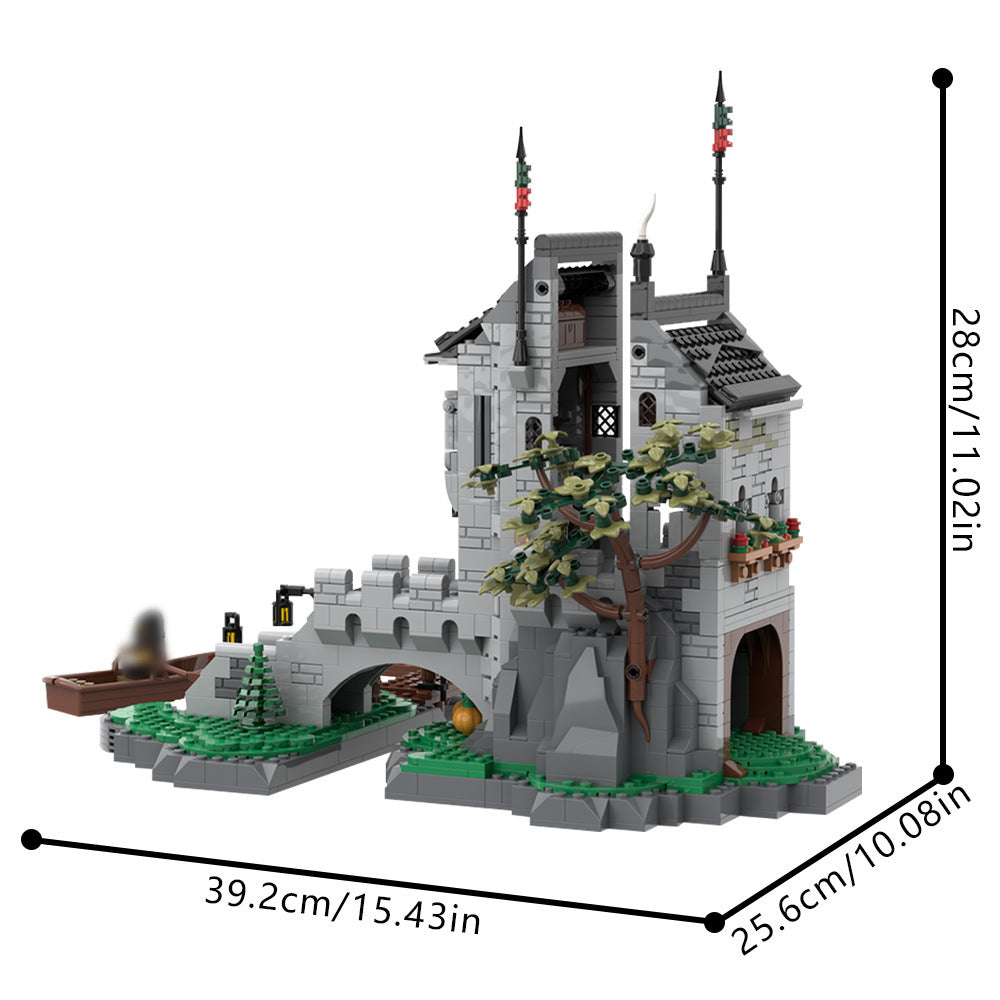 woolfpack watch tower building set | moc-198849 - 3