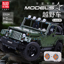 wrangler off-road vehicle building blocks - 2096 pcs | mouldking 13124 - 1