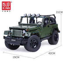 wrangler off-road vehicle building blocks - 2096 pcs | mouldking 13124 - 4