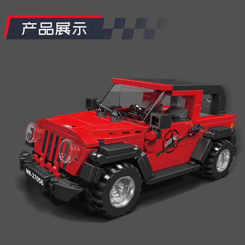 wrangler off-road vehicle building set - 414 pcs mouldking 27058 - 2