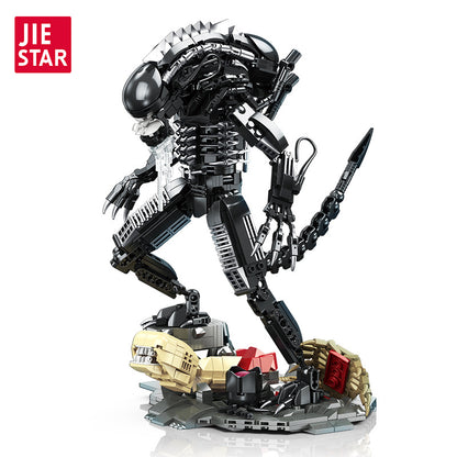 xenomorph alien building blocks - 882 pcs | jiestar 9154 - 4