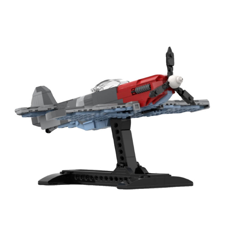 yak-3 building set | world war ii soviet fighter | moc-151692 - 3