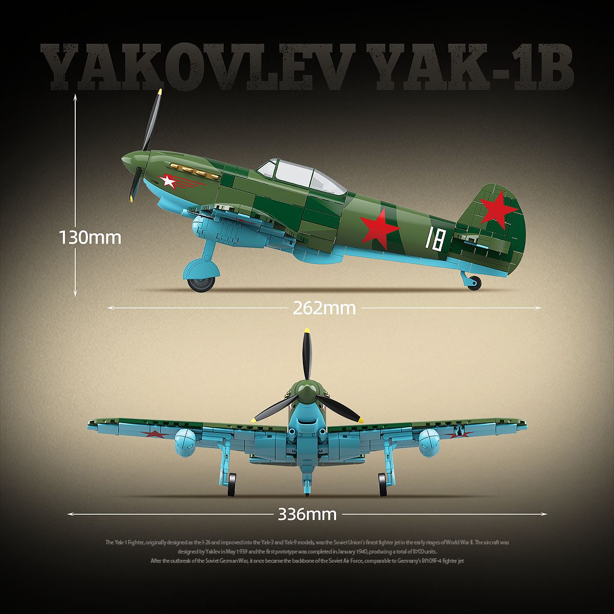 yakovlev yak-1b fighter - quan guan 100287 - 3