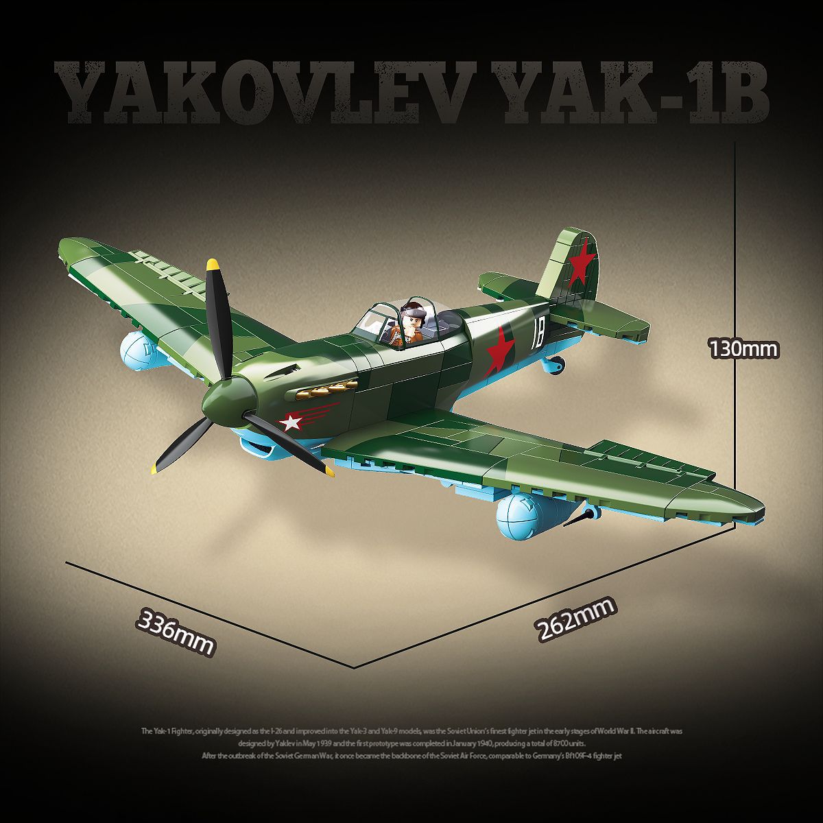 yakovlev yak-1b fighter - quan guan 100287 - 5