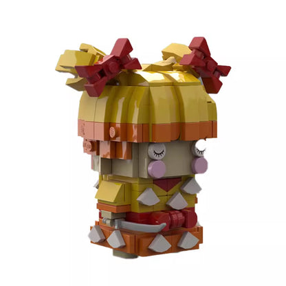 yassified zenitsu brickheadz building set | demon slayer | moc-118479 - 2