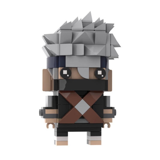 young kakashi brickheadz building set | lego-compatible moc - 1