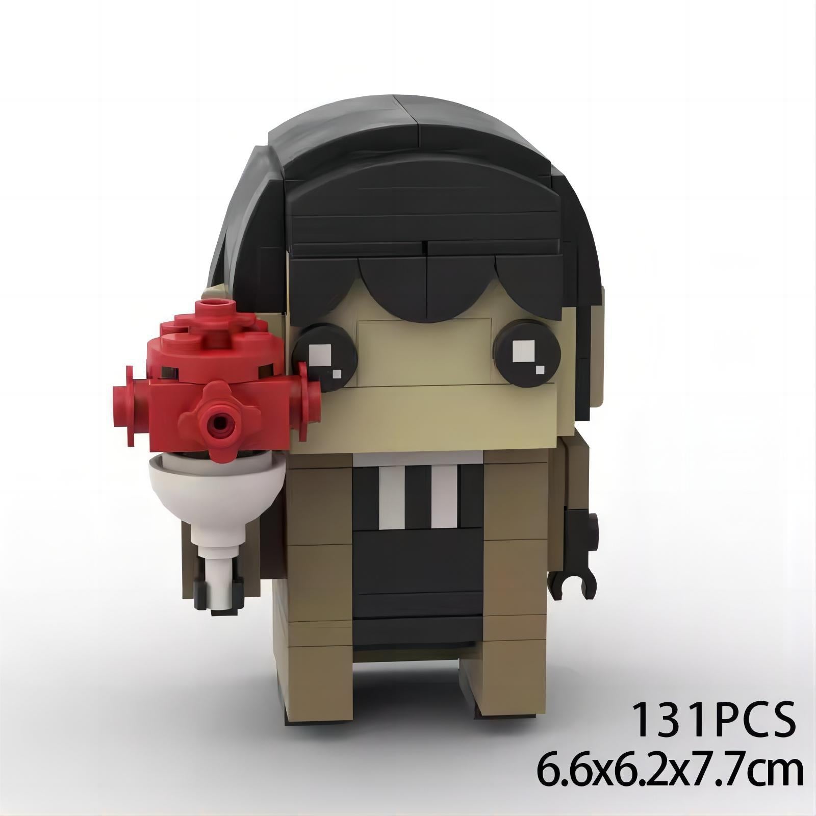 yuri briar brickheadz building set | spy x family | lego-compatible - 1