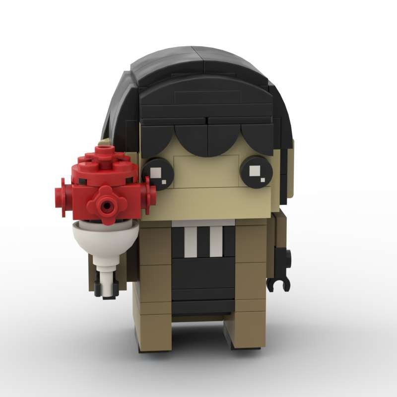 yuri briar brickheadz building set | spy x family | lego-compatible - 2