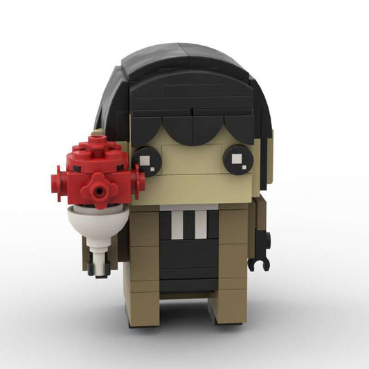 yuri briar brickheadz building set | spy x family | lego-compatible - 2