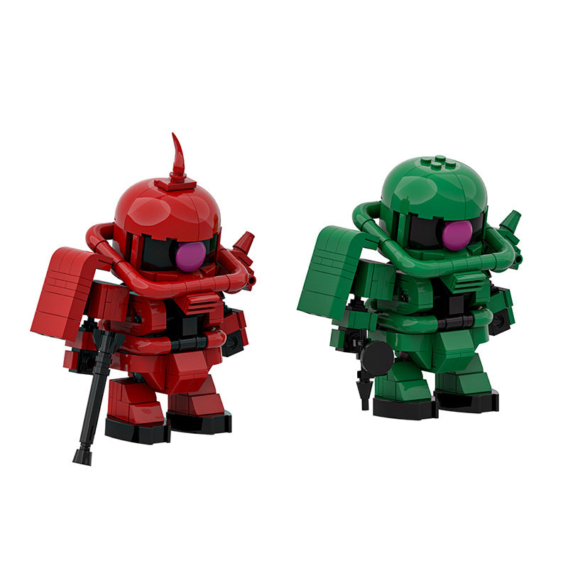 zaku gundam robot building set from mobile suit gundam - 2