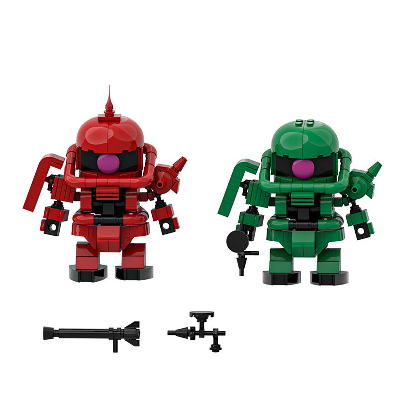 zaku gundam robot building set from mobile suit gundam - 3