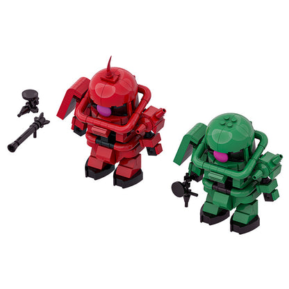 zaku gundam robot building set from mobile suit gundam - 5