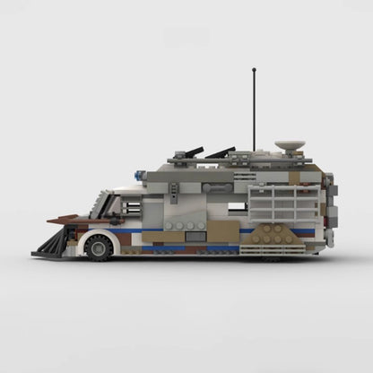 zombie doom communication car building set | wandering merchant | moc-161498 - 4