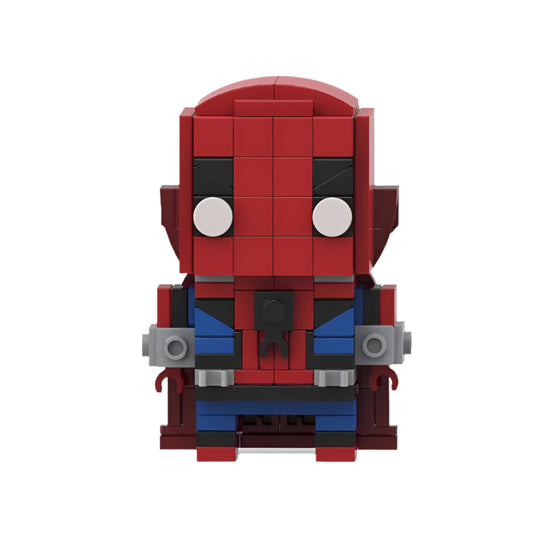 zombie hunter spider-man moc brickheadz set | lego-compatible build - 1