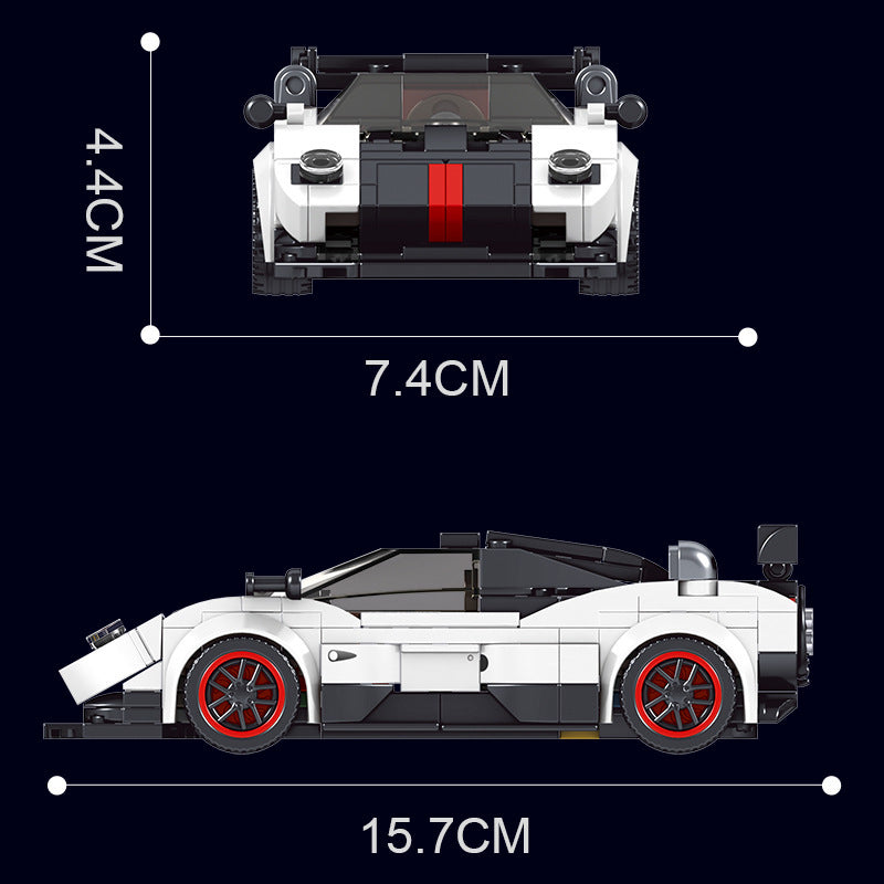 zonda race car with display case - 374+ pcs | mouldking 27030 - 5